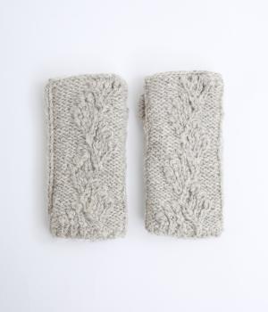 ネパールニット　ハンドウォーマー2(グレー-F)