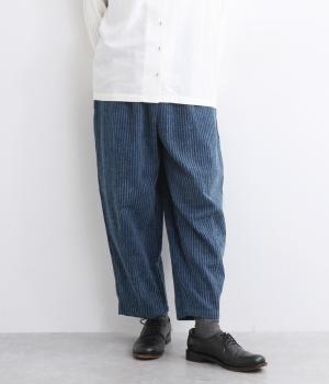 ロープジャカードカーブパンツ(インディゴ-ONESIZE)