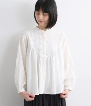 コットンキャンブリックペンタスブラウス