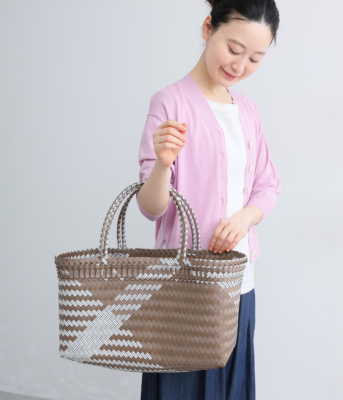 パサールバッグオブロングL2(ブラウンホワイト-F)