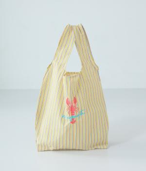 南欧モチーフ刺繍エコバッグ(ロブスター-F)