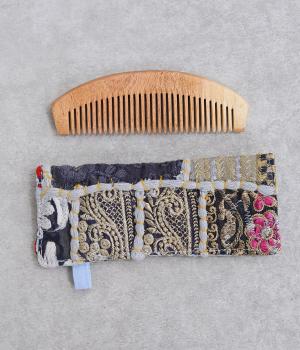 カンバディアケースニームコーム(グレイッシュブルー-F)