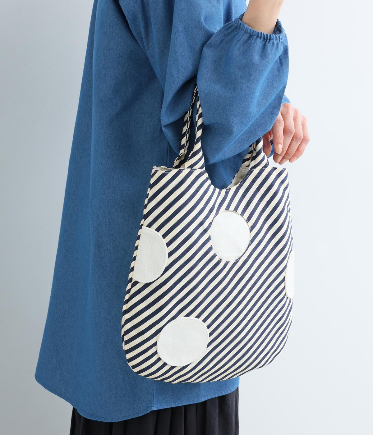 Dots Stripe Flat(ネイビー-F)