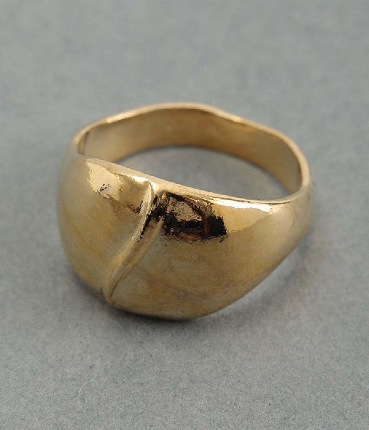 wave　metal　リング(ゴールド-ONESIZE)