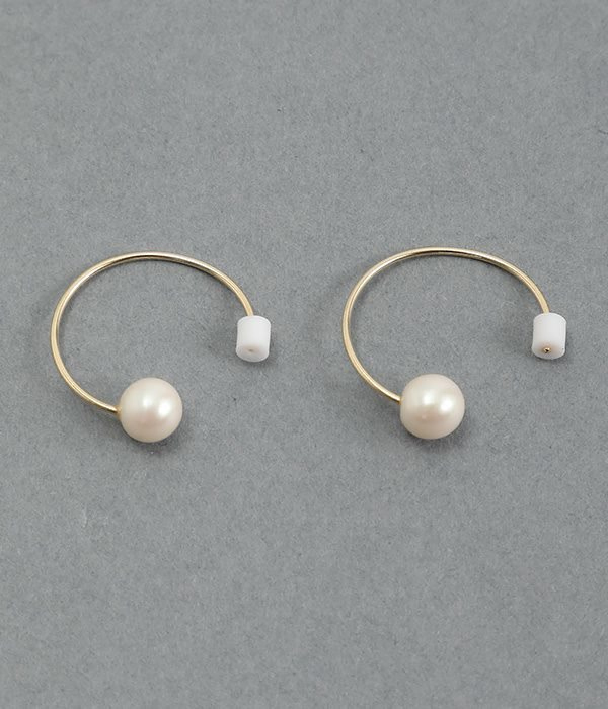 line×pearl　ピアス(ゴールド-ONESIZE)