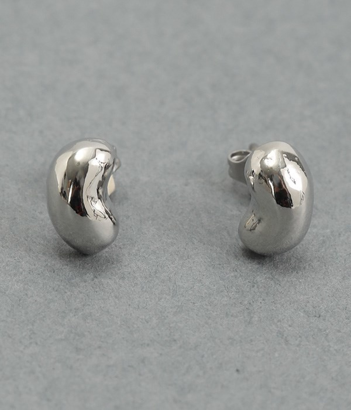metal　beans　mini　ピアス(シルバー-ONESIZE)