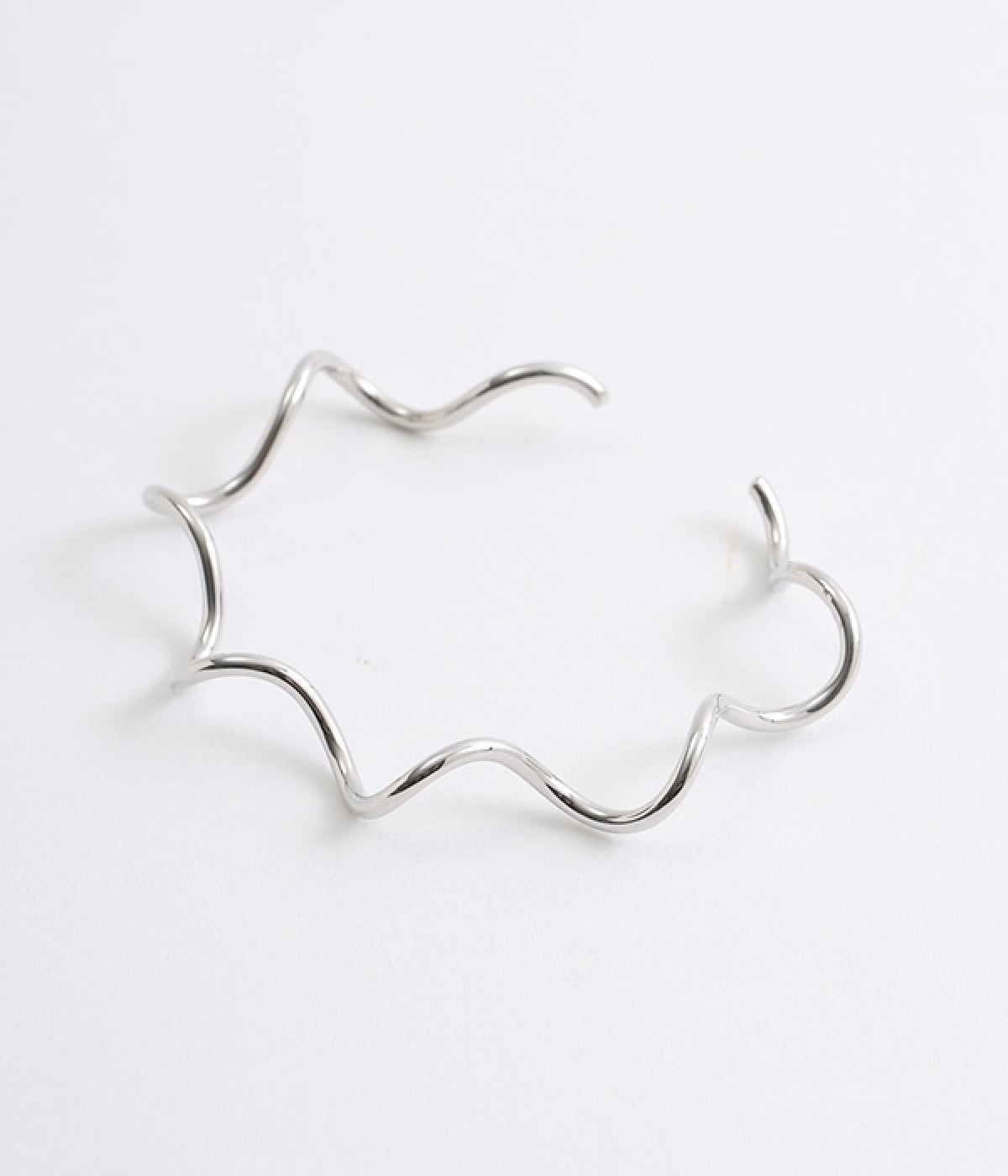 wave　line　バングル(シルバー-ONESIZE)