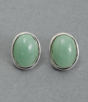 natural　stone　ball　ピアス