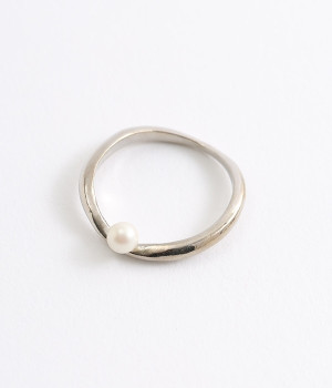 pearl　point　リング(シルバー-ONESIZE)