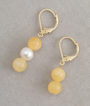 asymmetry ball　ピアス(アラゴナイト-ONESIZE)