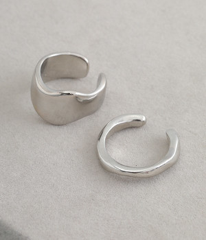 texture metal　セットリング(シルバー-ONESIZE)