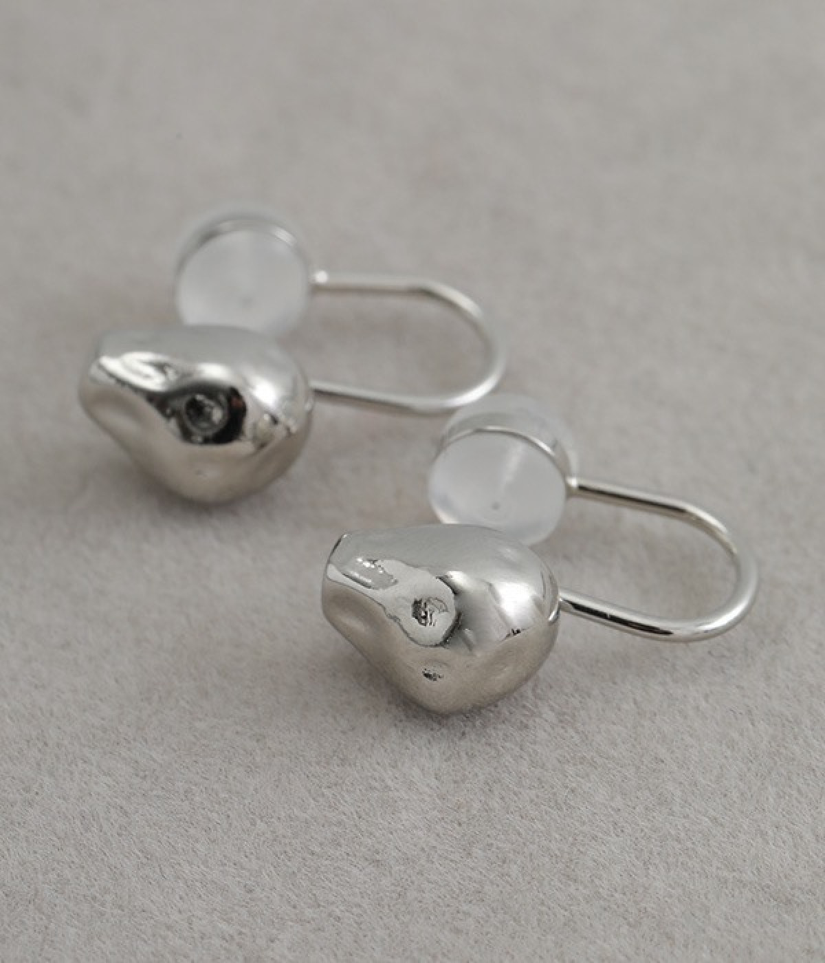 metal beans　イヤリング(シルバー-ONESIZE)