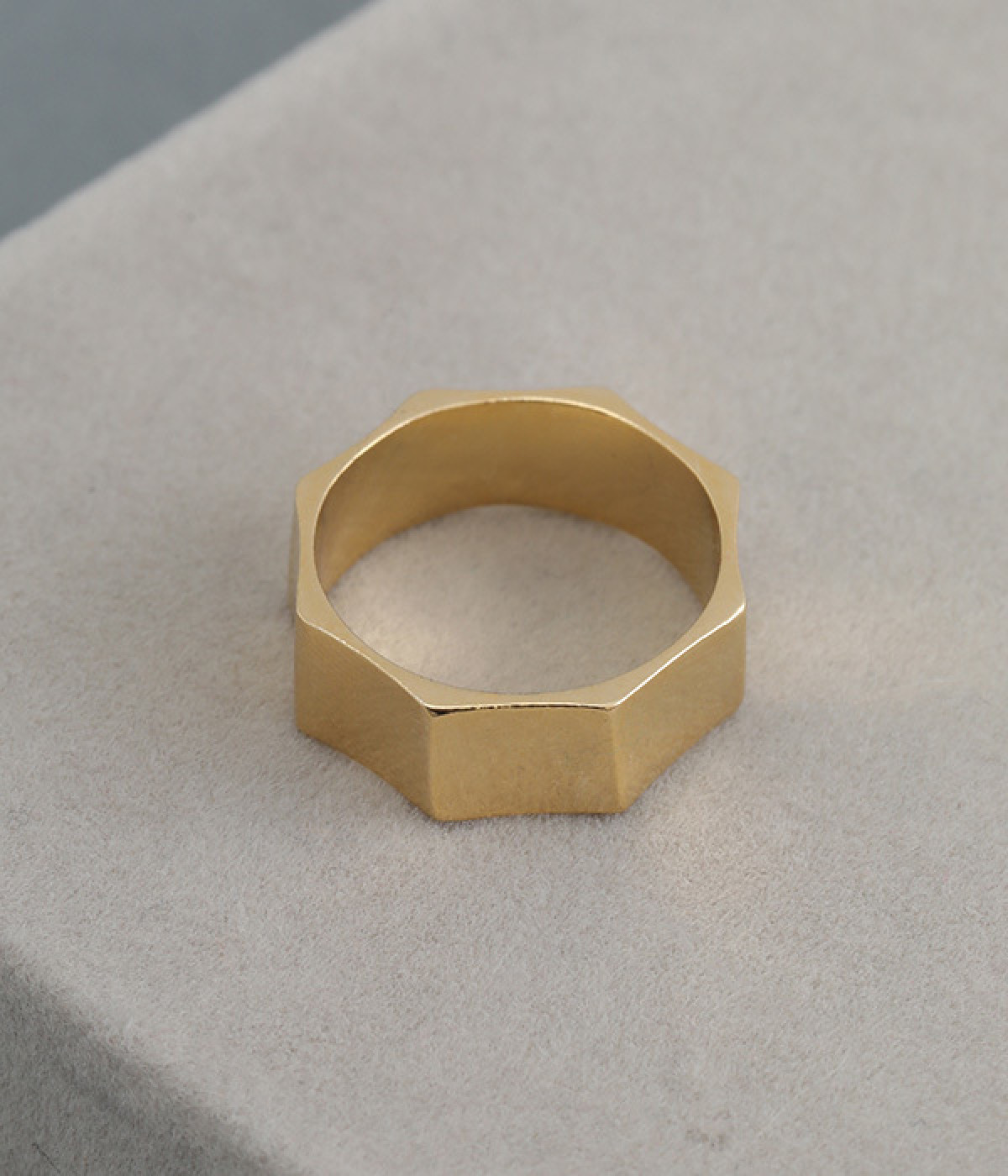 octagon　リング(ゴールド-ONESIZE)