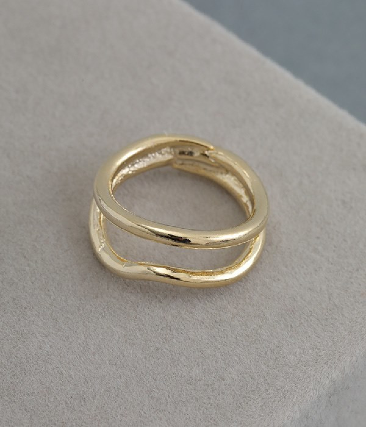 wave　リング(ゴールド-ONESIZE)