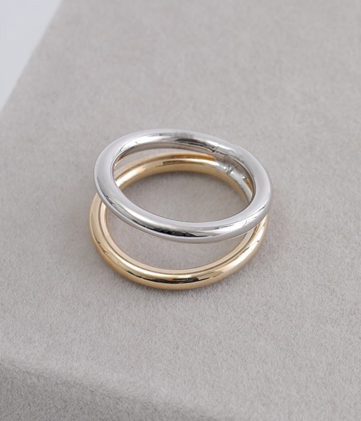 bicolor double リング(カラー1-ONESIZE)