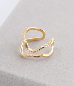 distort metal リング(ゴールド-ONESIZE)