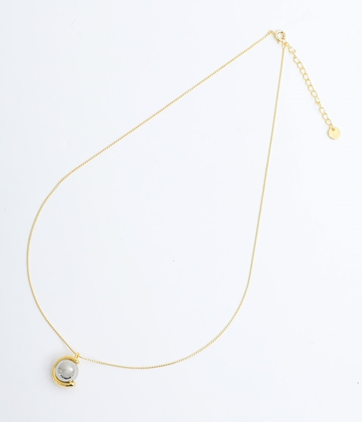 bicolor ネックレス(ゴールド-ONESIZE)