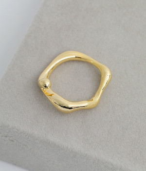 splash metal リング(ゴールド-ONESIZE)