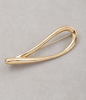 nuance motif  curvature ブローチ(ゴールド-ONESIZE)