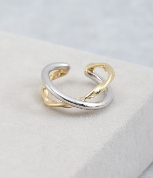 cross bicolor リング(カラー1-ONESIZE)