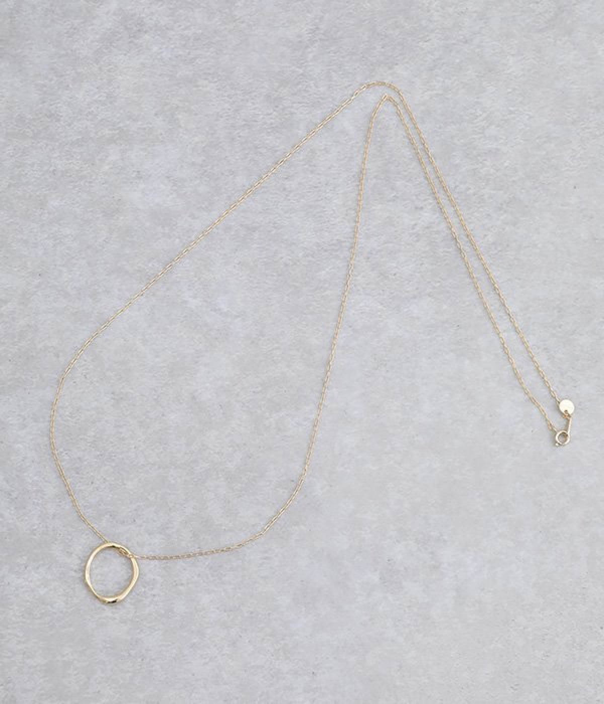 ring＆chain ネックレス(ゴールド-ONESIZE)