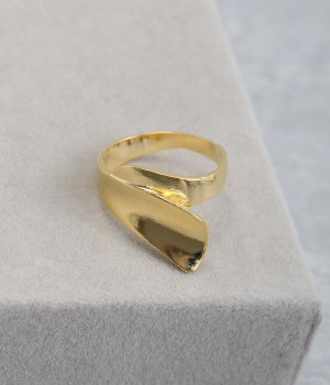 design metal リング(ゴールド-ONESIZE)