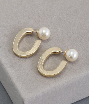 pearl catch ピアス(ゴールド-ONESIZE)