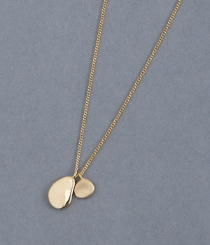 shiny＆matte drop ネックレス(ゴールド-ONESIZE)