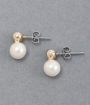 pearl studs　ピアス(ゴールド-ONESIZE)