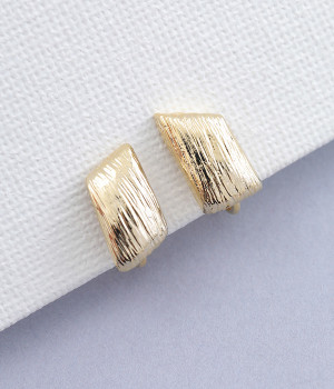 nuance イヤリング(ゴールド-ONESIZE)