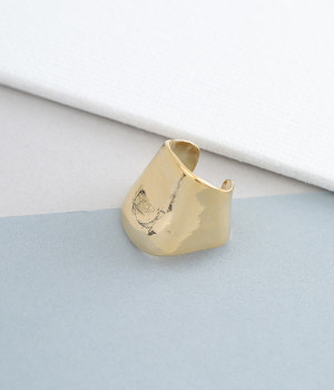 metal イヤカフ(ゴールド-ONESIZE)