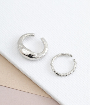 twist×metal イヤカフ(シルバー-ONESIZE)