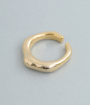 volume metal リング(ゴールド-ONESIZE)