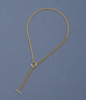 mix chain ネックレス(ゴールド-ONESIZE)