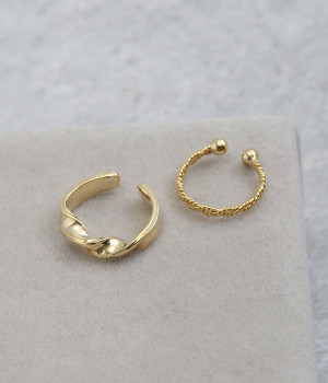 twist×twist イヤカフ(ゴールド-ONESIZE)