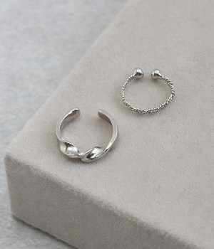 twist×twist イヤカフ(シルバー-ONESIZE)