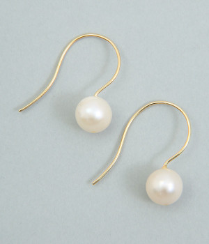 simple pearl ピアス(ゴールド-ONESIZE)