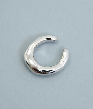 warp simple イヤーカフ(シルバー-ONESIZE)