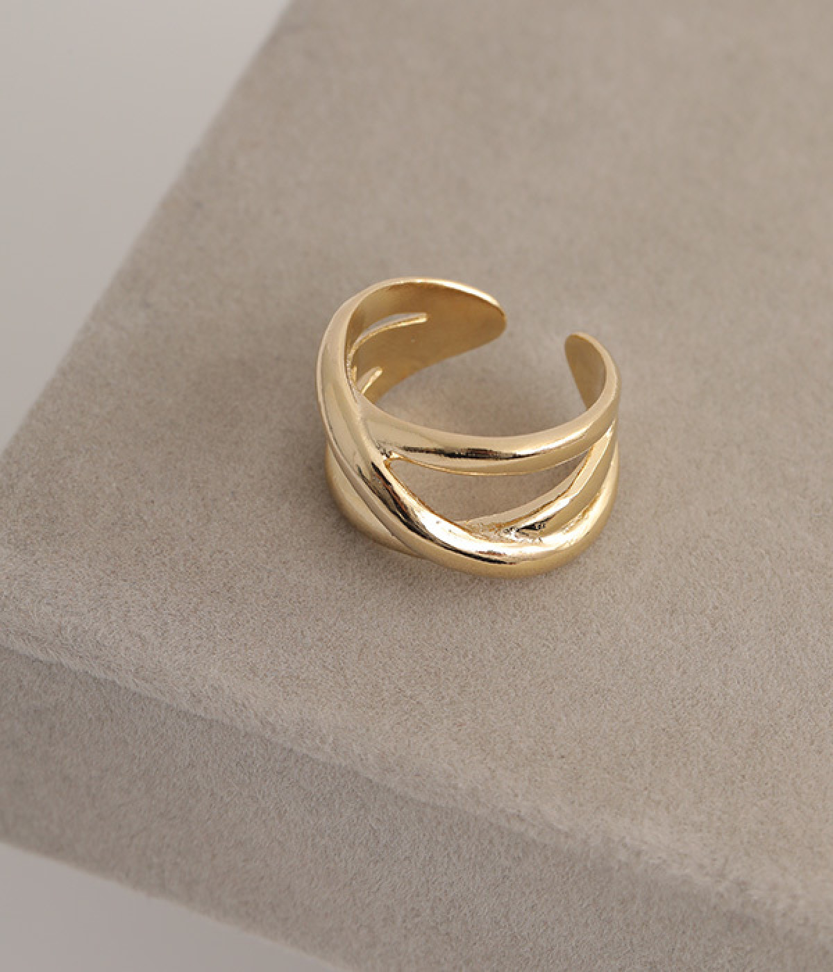 cross リング(ゴールド-ONESIZE)