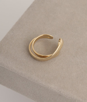 twist リング(ゴールド-ONESIZE)