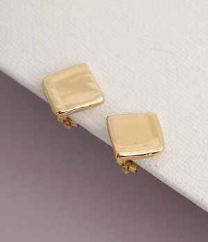 square イヤリング(ゴールド-ONESIZE)