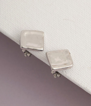 square イヤリング(シルバー-ONESIZE)