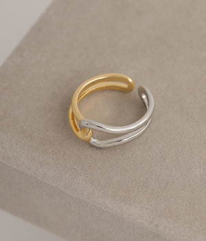 cross bicolor リング(カラー1-ONESIZE)