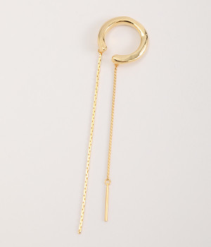 double chain イヤーカフ(ゴールド-ONESIZE)