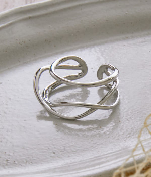 metal design リング(シルバー-ONESIZE)