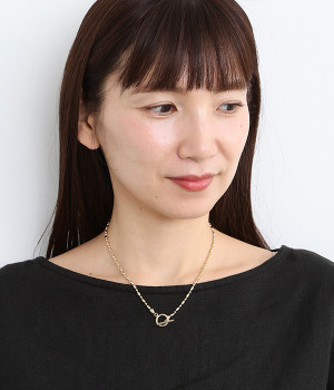 mantel　ネックレス(ゴールド-ONESIZE)