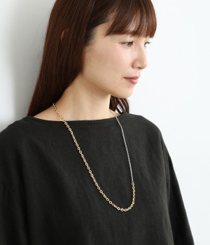 bicolor chain　ネックレス(カラー1-ONESIZE)