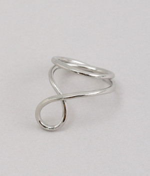 twist　ピンキーリング(シルバー-ONESIZE)