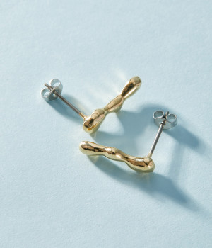 simple motif ピアス(ゴールド-ONESIZE)