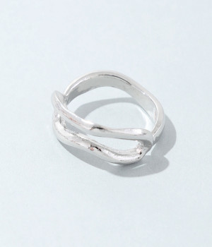 wave リング(シルバー-ONESIZE)
